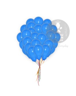 Plain Blue Latex Balloons