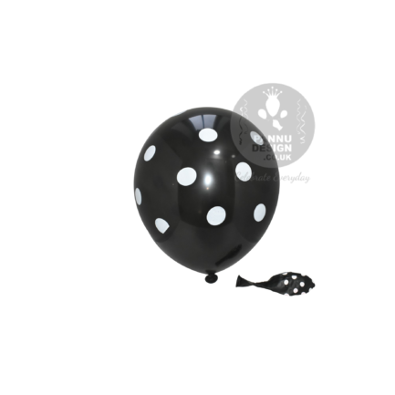 Black Polka Dots Balloon