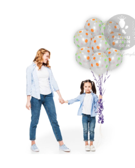 Multicolour  Polka Dots Balloons 12 ” Inch