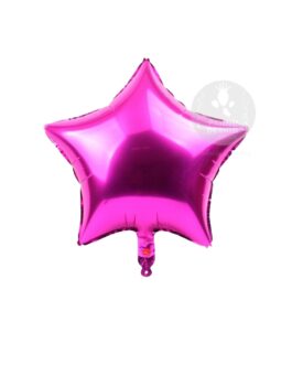18″ Inch Star Foil Balloon Hot Pink Girl Princess Birthday Party Balloon Decoration