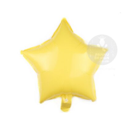 Yellow Star Foil Balloons