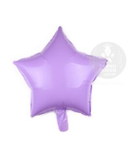 Purple Star Foil Balloons