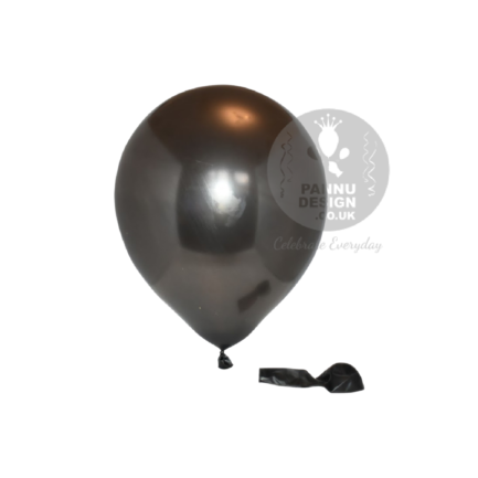Black Metallic Balloons