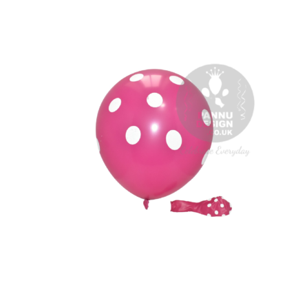 Hot Pink Polkadot Balloons