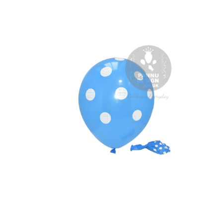 Blue Polka Dots Balloon