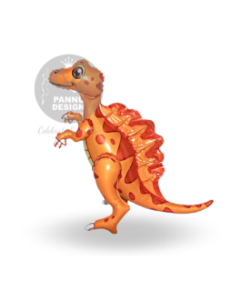 Spinosaurus Foil Balloon Orange