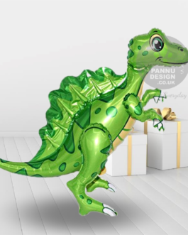 Spinosaurus Foil Balloon Green