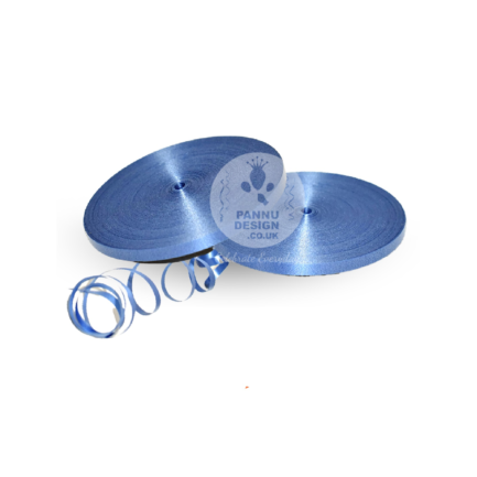 Plain Navy Blue Curling Ribbons