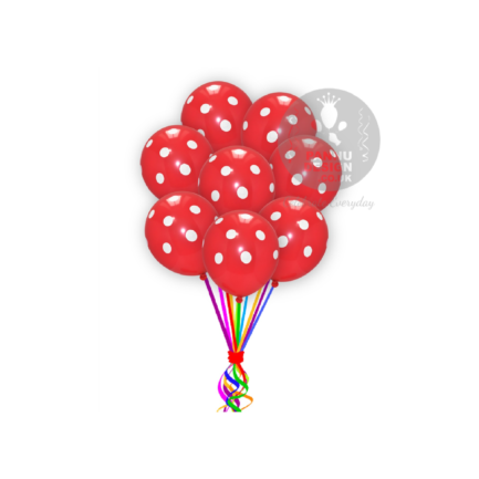 Red Polka Dots Balloon