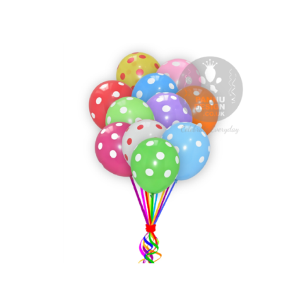 Colorful Polkadot Balloons
