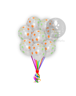 Multicolour  Polka Dots Balloons 12 ” Inch