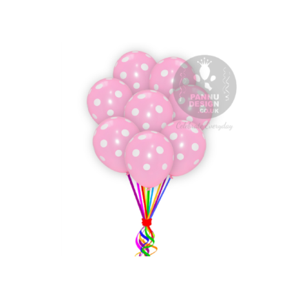 Pink Polka Dots Balloon