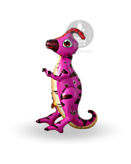 Parasaurolophus foil balloon Pink