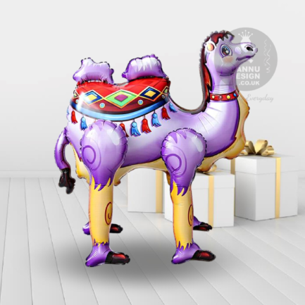 Camel Foil Balloon Purple