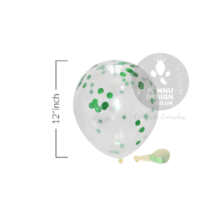 Green Confetti Balloons