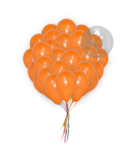 Plain Orange Latex Balloons