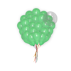 Plain Green Latex Balloons