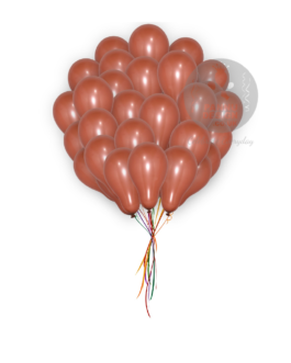Plain Brown Latex Balloons