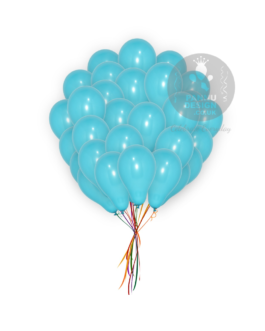 Plain Turquoise Latex Balloons