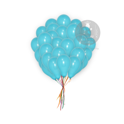 Plain Turquoise Latex Balloons