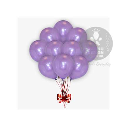 Purple Metallic Balloons