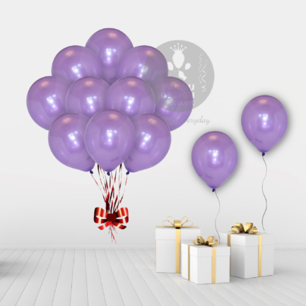 Purple Metallic Balloons