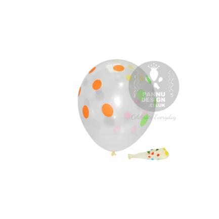 Multicolour Polka Dots Balloon