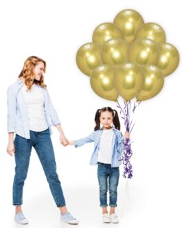 Gold Chrome Balloons
