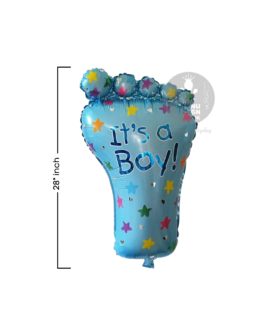 It’s a girl foil foot balloon 28″inch