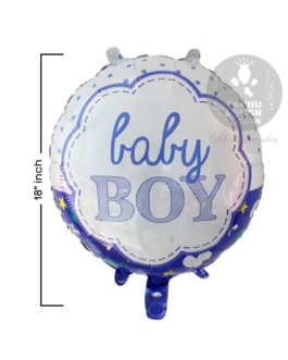 Baby Round Cloud Foil Balloon 18″inch