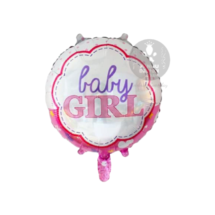 Baby Round Cloud Foil Balloon