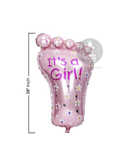 It’s a boy foil foot balloon 28″inch