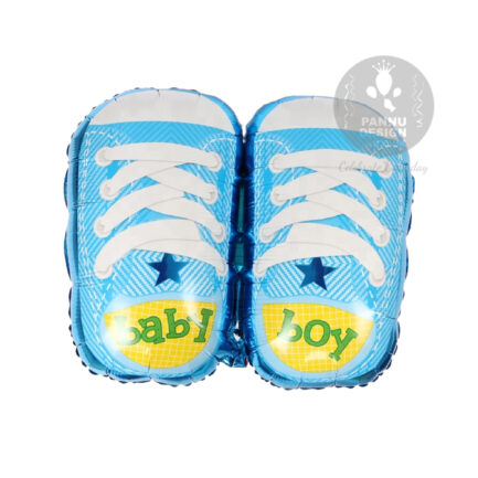 Baby Shoes Foil Balloon - Boy