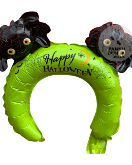 Green Halloween Head band Foil Balloon
