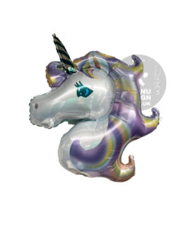 Purple Unicorn Head Foil Balloon 42″inch