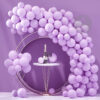 Purple Pastel Balloons Arch