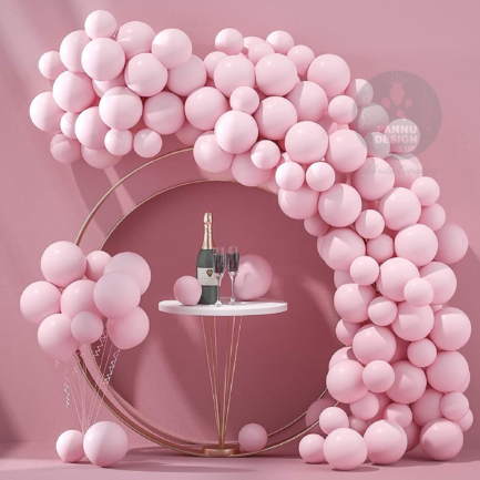Pink Pastel Balloons Arch