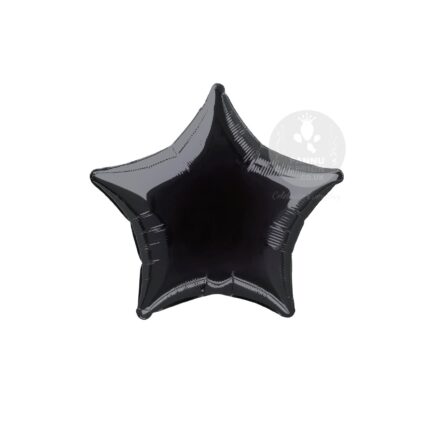 Black Star Foil Balloon