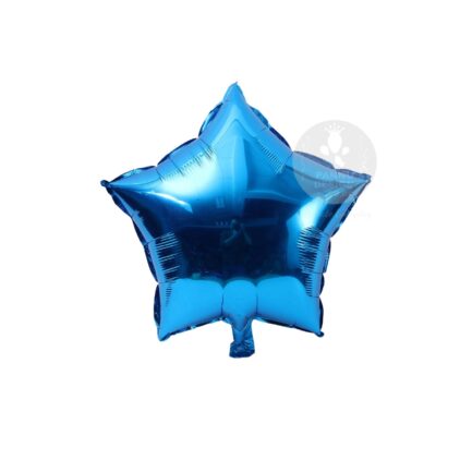 Blue Star foil balloon