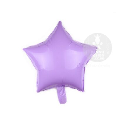 Purple Star Foil Balloons